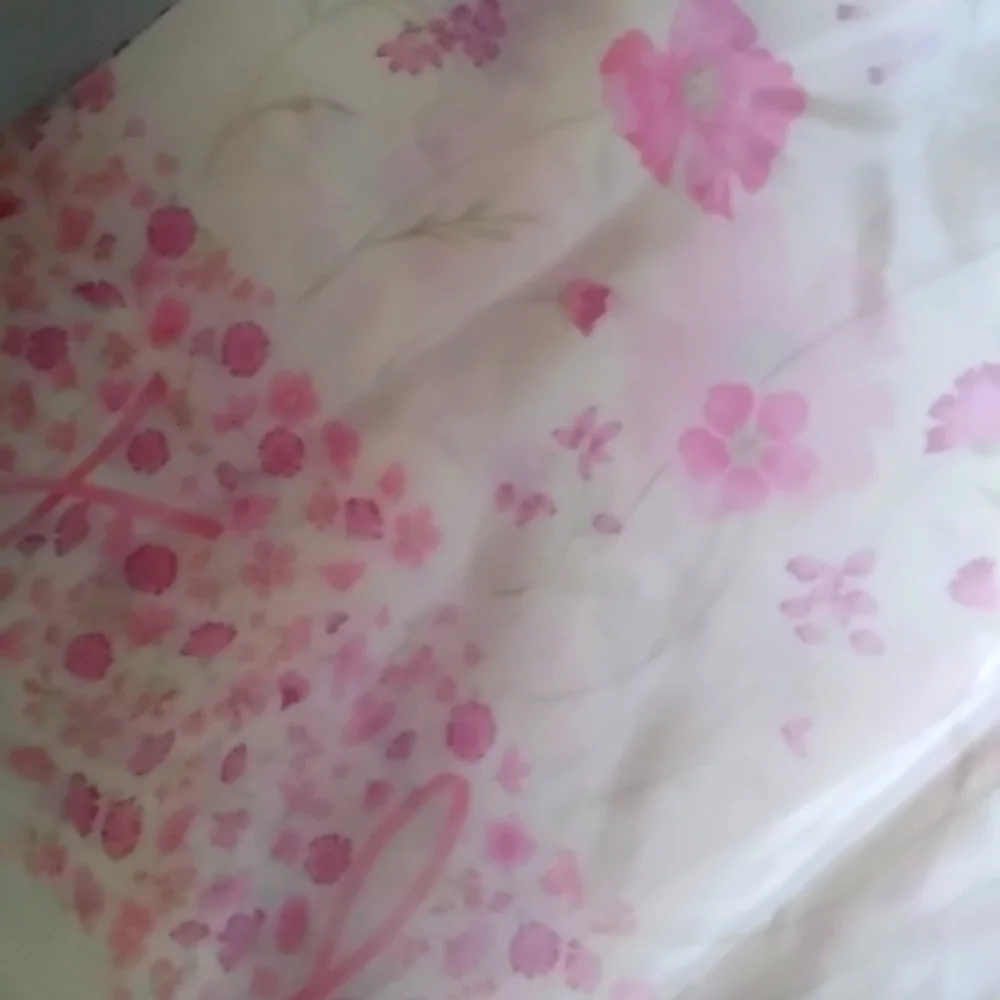 Breast cancer awareness Floral scarf